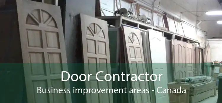 Door Contractor Business improvement areas - Canada
