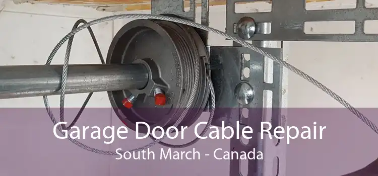 Garage Door Cable Repair South March - Canada