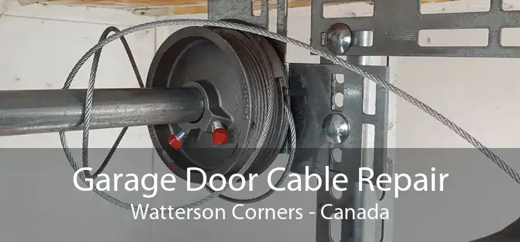 Garage Door Cable Repair Watterson Corners - Canada