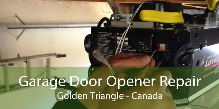 Garage Door Opener Repair Golden Triangle - Canada