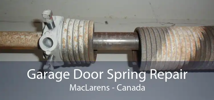 Garage Door Spring Repair MacLarens - Canada