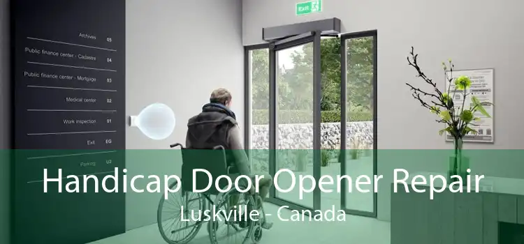 Handicap Door Opener Repair Luskville - Canada