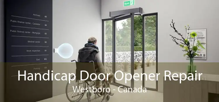Handicap Door Opener Repair Westboro - Canada
