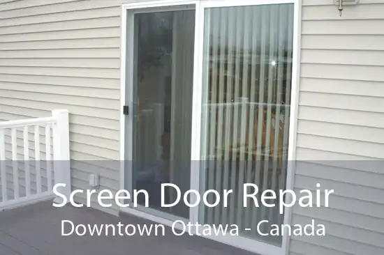 Screen Door Repair Downtown Ottawa - Canada