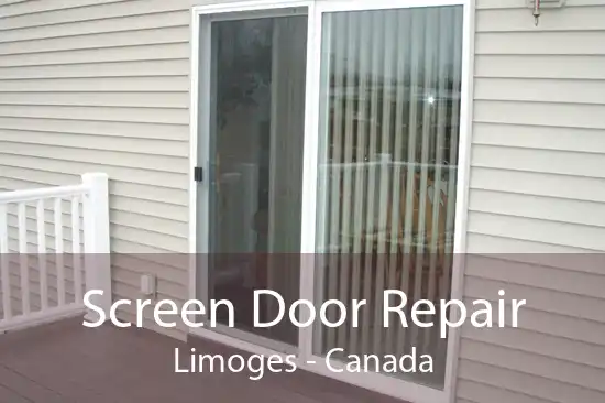 Screen Door Repair Limoges - Canada