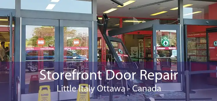 Storefront Door Repair Little Italy Ottawa - Canada