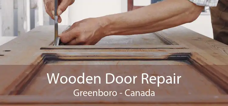 Wooden Door Repair Greenboro - Canada