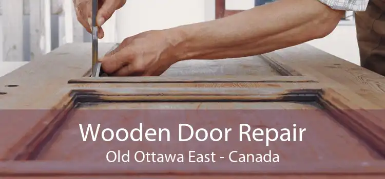 Wooden Door Repair Old Ottawa East - Canada